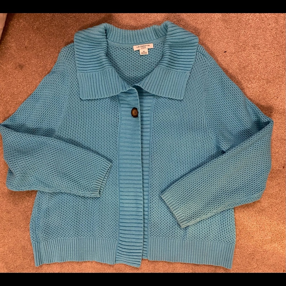 Liz Claiborne Women's Cardigan Sweater XL